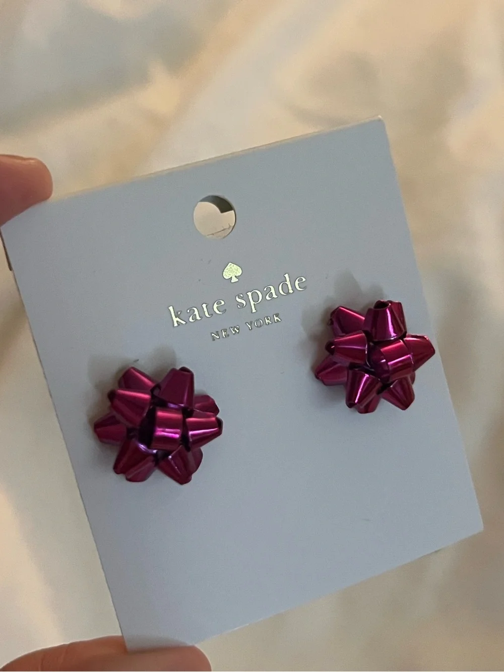 kate spade bow earrings